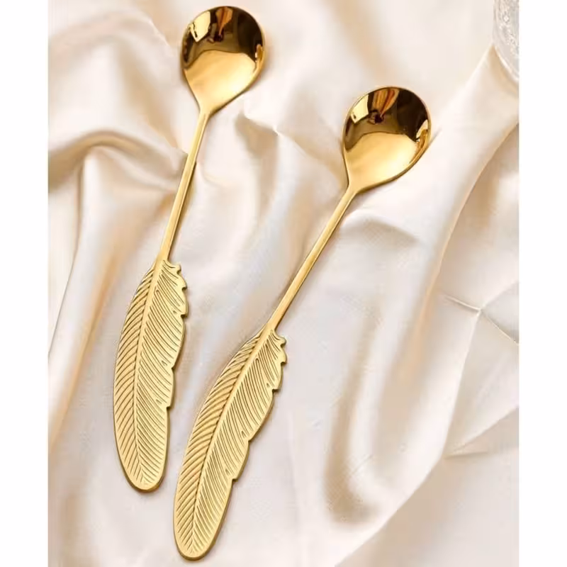 قاشق طلایی پر L13 | amazonchi