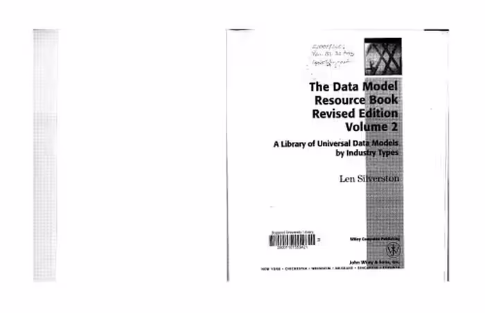 خرید و دانلود نسخه کامل کتاب The Data Model Resource Book, Vol. 2: A Library of Data Models by Industry Types