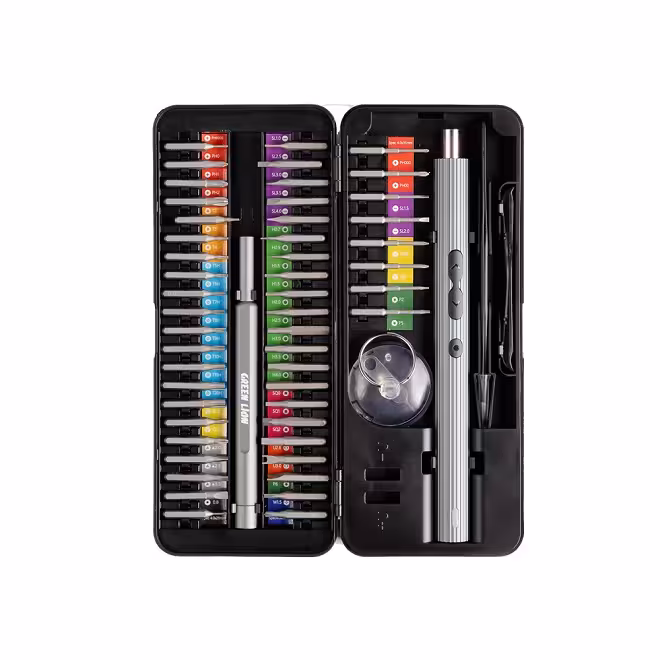 مجموعه پیچ گوشتی برقی 58 کاره گرین لاین (Green Lion)