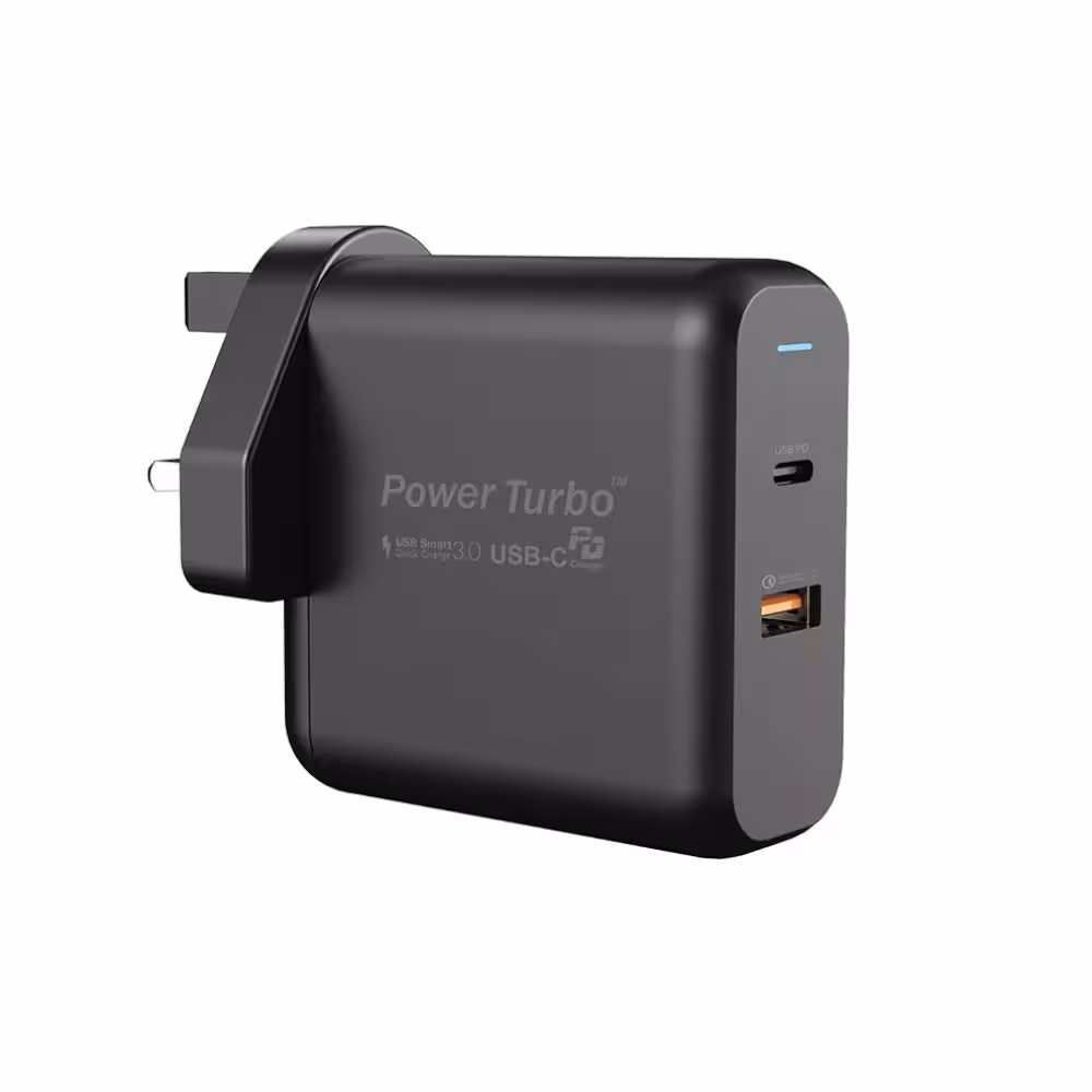 شارژر دیواری ویوو Wiwu Power Turbo 60W Wall Charger PD QC3.0 PT6021 با توان 60W مناسب برای برای موبایل و لپتاپ