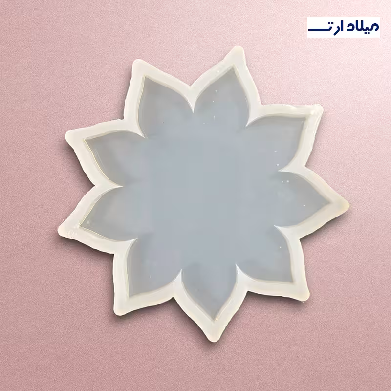 قالب سیلیکونی گل 8پر ساده13سانت