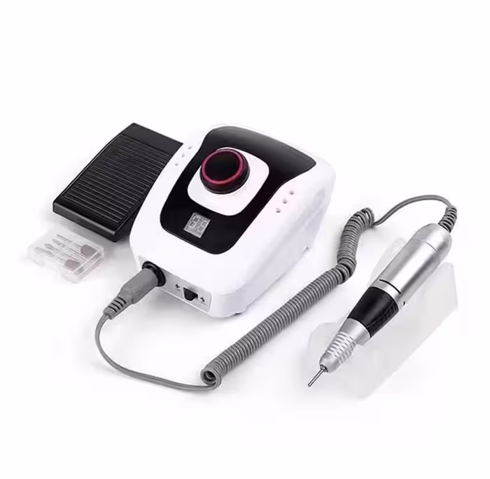 دستگاه سوهان برقی درجه یک مدل 206 نمایشگر سرعت نیل دریل Nail Drill