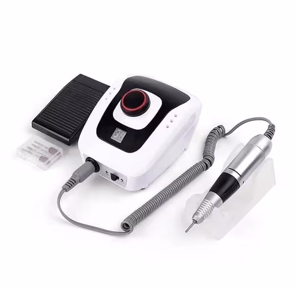 دستگاه سوهان برقی درجه یک مدل 206 نمایشگر سرعت نیل دریل Nail Drill