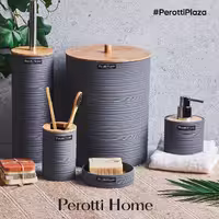 ست سرویس بهداشتی پروتی ترکیه درب بامبو Perotti