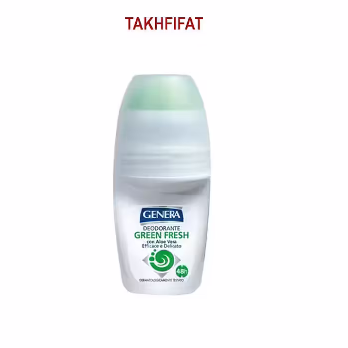 مام رول زنانه جنرا ( GENERA ) ساخت ایتالیا مدل Green Fresh حجم 50 میل