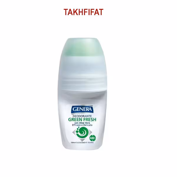 مام رول زنانه جنرا ( GENERA ) ساخت ایتالیا مدل Green Fresh حجم 50 میل