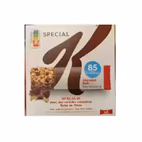 نوار غلات با تکه های شکلات تلخ اسپشیال کی Special K