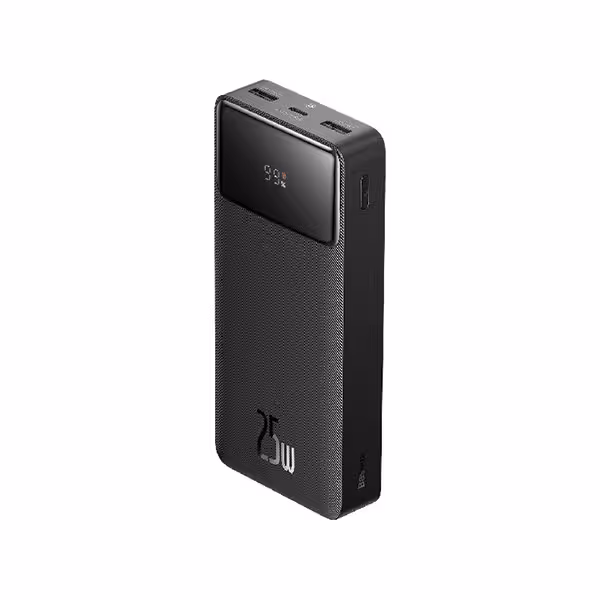 پاوربانک باسئوس مدل Bipow Digital Display PPBD020301 ظرفیت 20000 میلی آمپر ساعت با توان 25 وات
