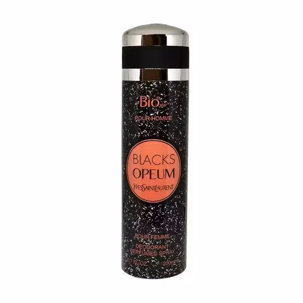 اسپری بدن زنانه بیو استار مدل بلک اوپیوم BLACKS OPEUM