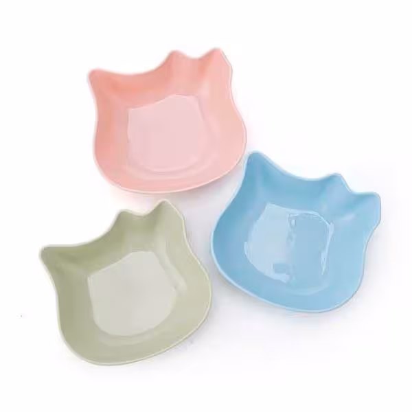 ظرف غذا گربه طرح صورت گربه