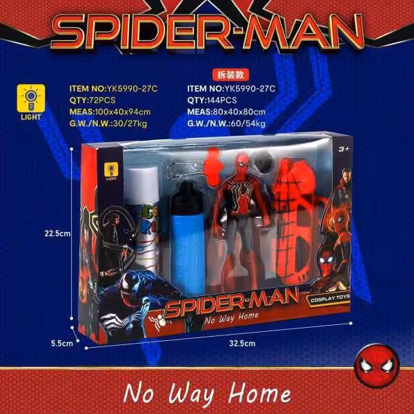 دستکش اسپایدرمن با فیگور