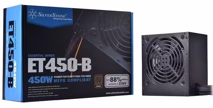 منبع تغذیه کامپیوتر سیلوراستون مدل Essential SST-ET450-B