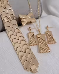 سرویس کامل زنانه،برند ژوپینگ،کپی طلا،رنگ ثابت💍