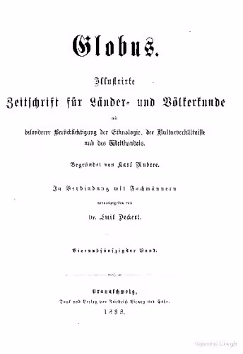 خرید و دانلود نسخه کامل کتاب Globus. Illustrirte Zeitschrift für Länder- und Völkerkunde