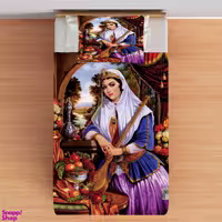 سرویس ملحفه رنس (Rence) مدل B2-10327 یک نفره 2 تکه