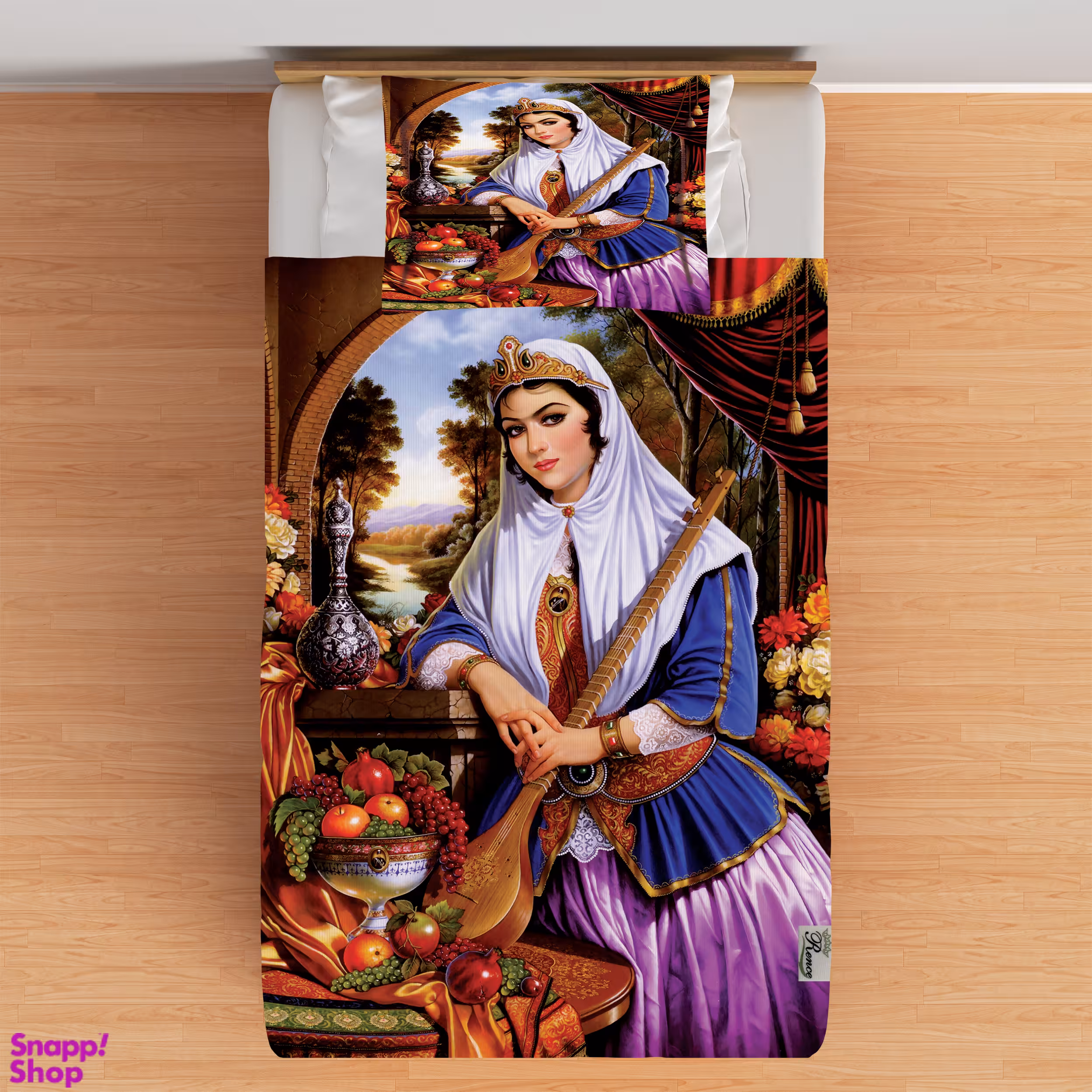 سرویس ملحفه رنس (Rence) مدل B2-10327 یک نفره 2 تکه