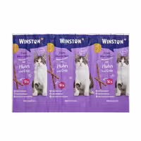 تشویقی گربه مدادی وینستون Winston طعم مرغ و اردک (10 عددی)