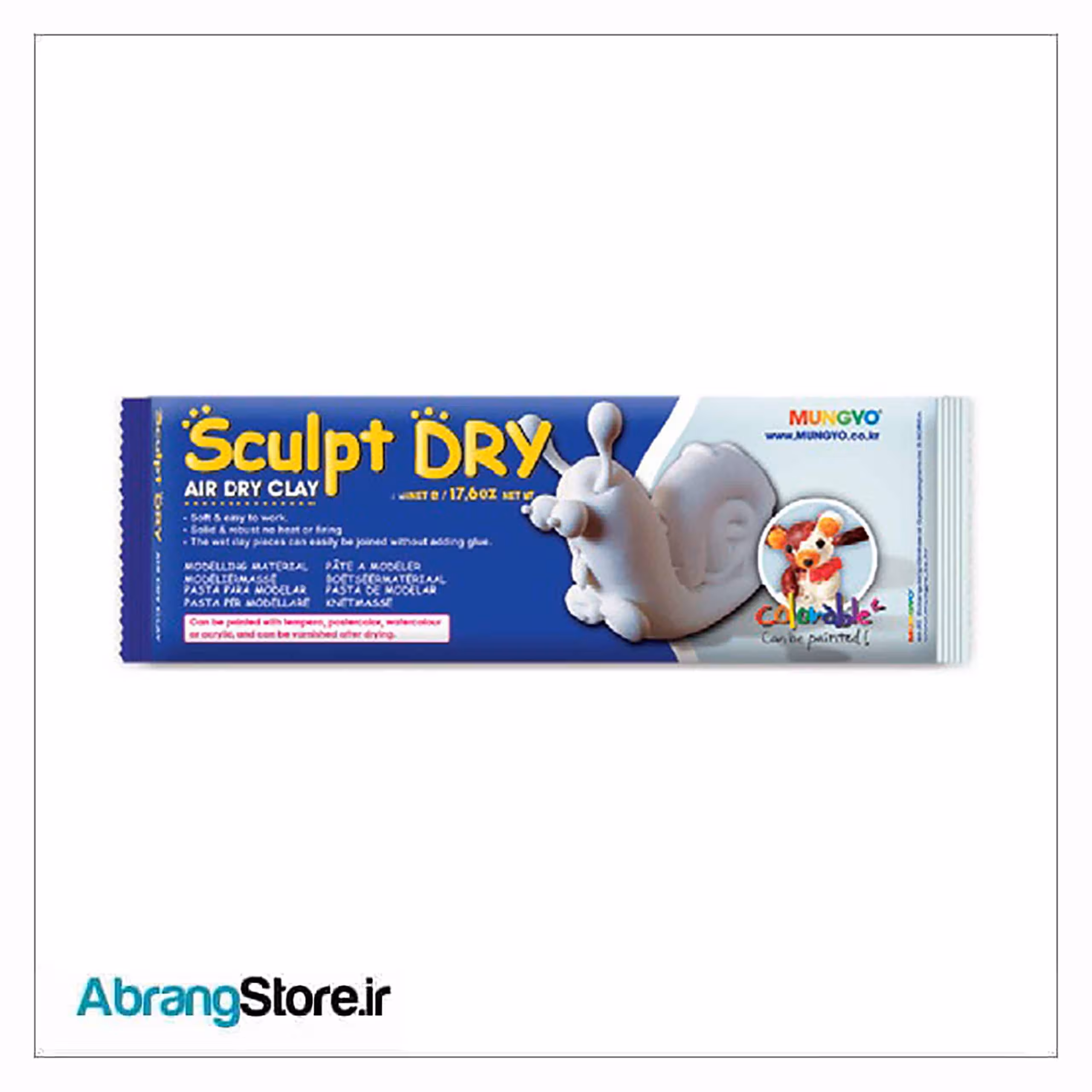 خمیر مجسمه سازی مانگیو 250 گرم سفید