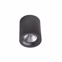 چراغ هالوژنی سقفی روکار LED استوانه‌ای فلزی پرنور مدرن لوکس نمایشگاهی بدنه مشکی ضد آب 30 وات FEC کد 530
