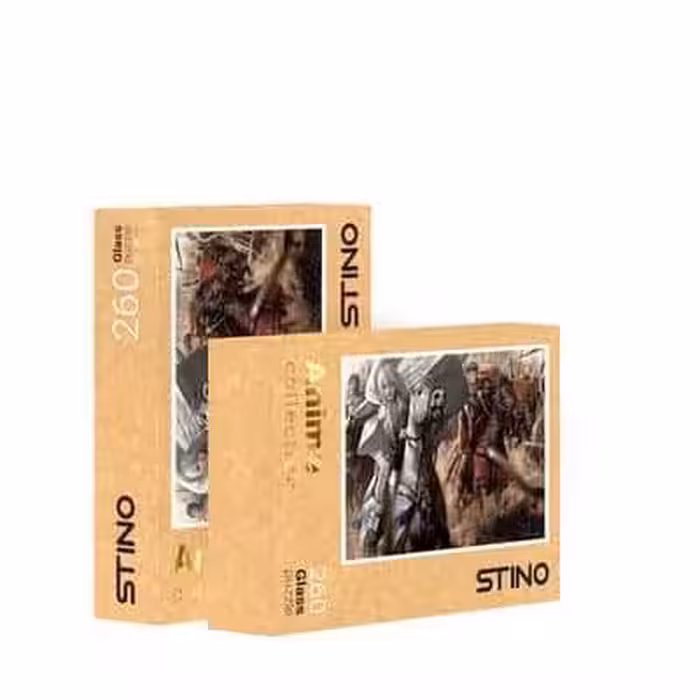 پازل شیشه ای استینو 260 تکه طرح انیمه (کد 80105)،(باجعبه)