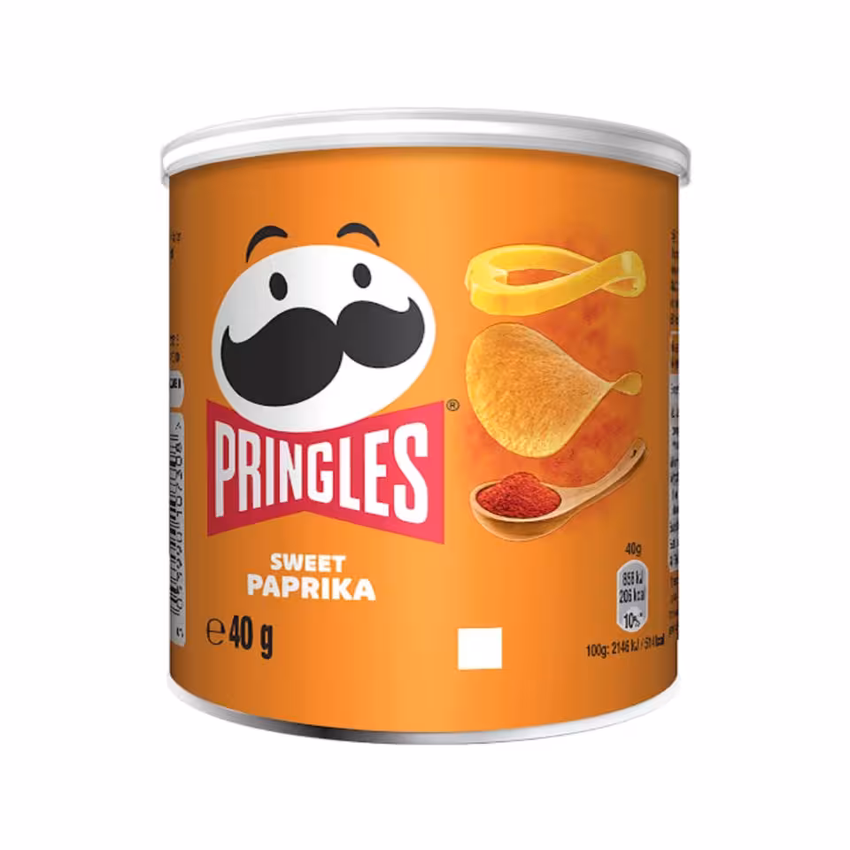 چیپس پرینگلز مینی با طعم پاپریکا 40 گرمی pringles