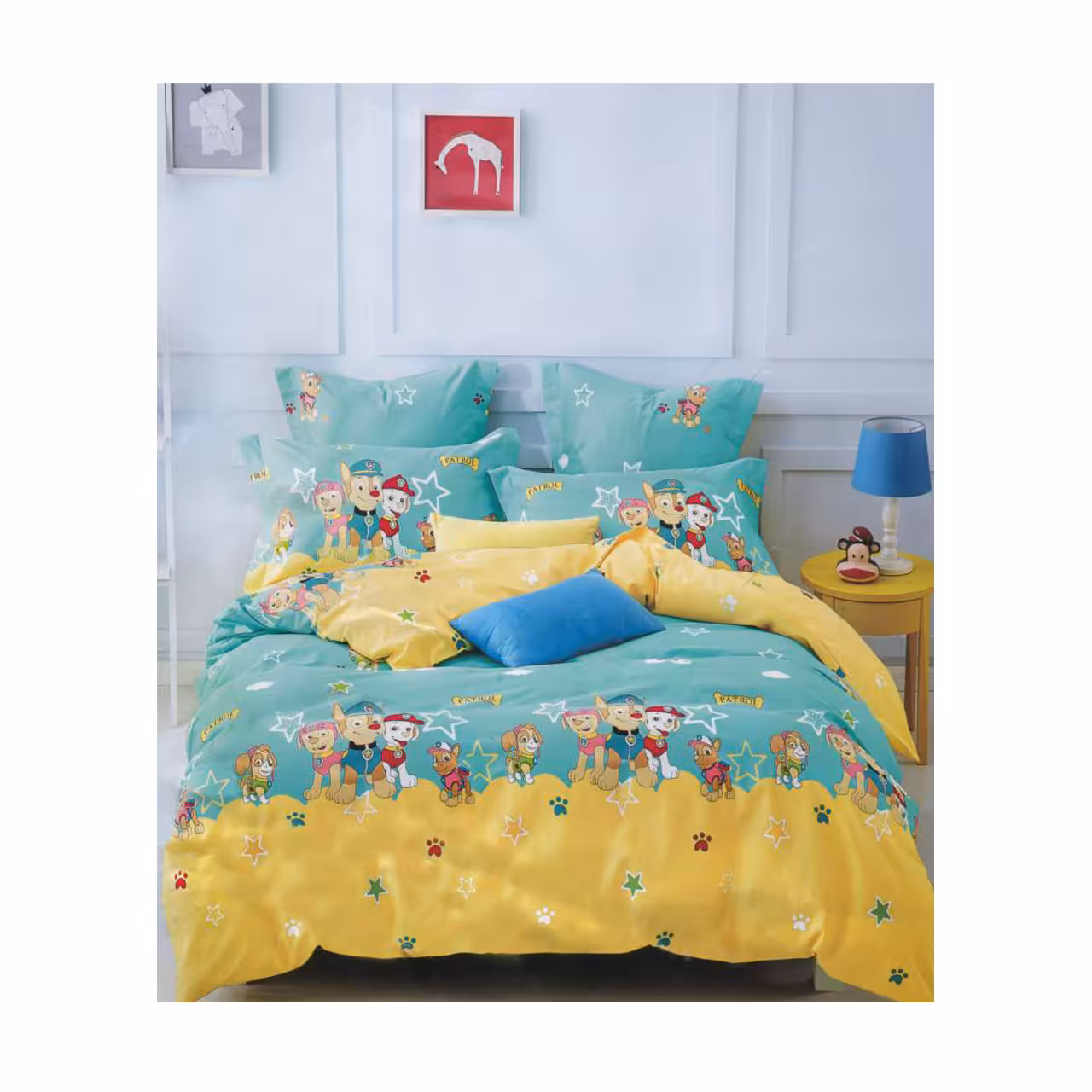 سرویس روتختی یک نفره کارینا مدل سه بعدی 5 تکه کد 1161