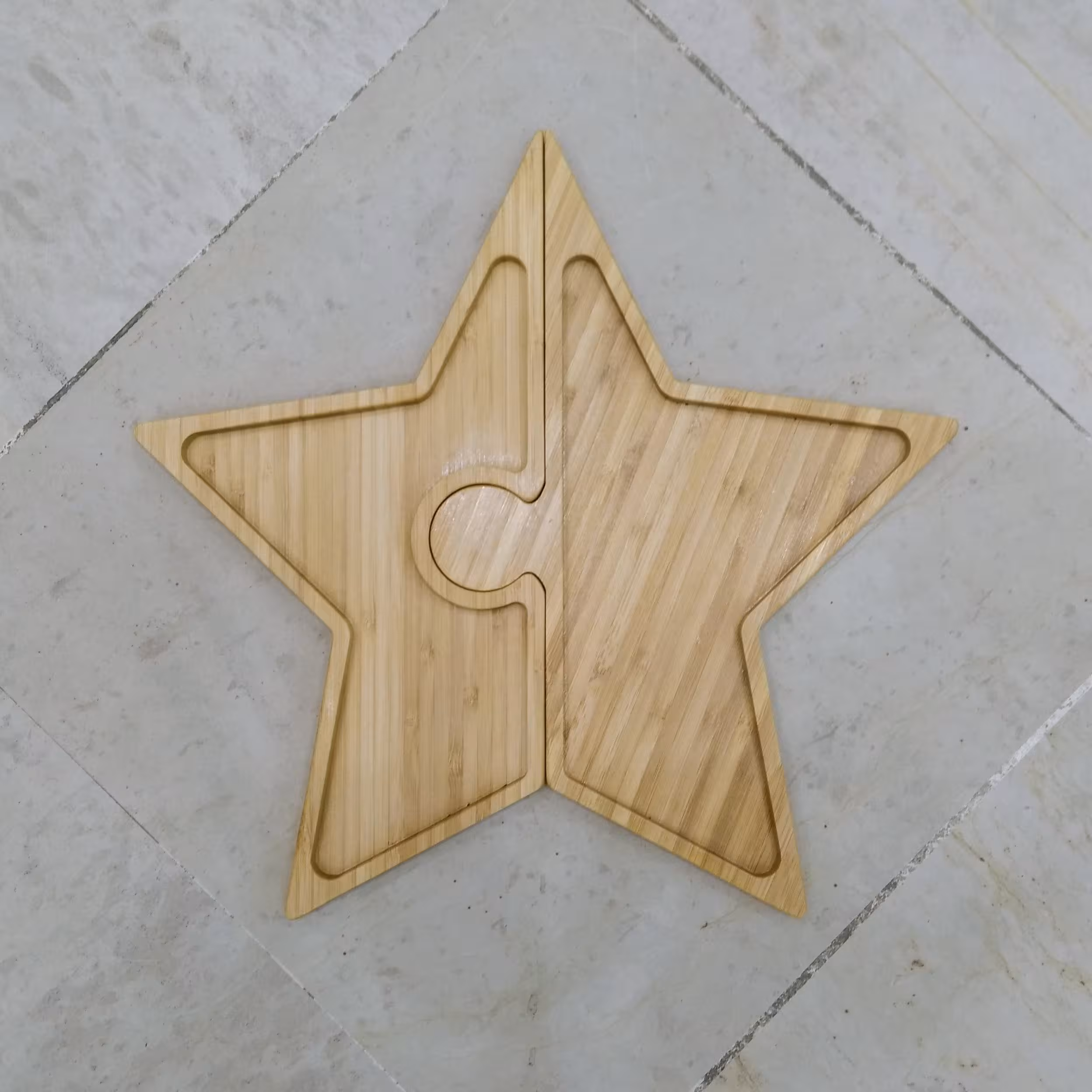 اردوخوری پازلی ستاره دو خانه | بامبو