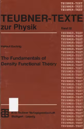 خرید و دانلود نسخه کامل کتاب The Fundamentals of Density Functional Theory