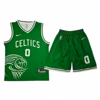 پیراهن شورت بسکتبالی بوستون سلتیک سبز پوست ماری 2026 شماره 0