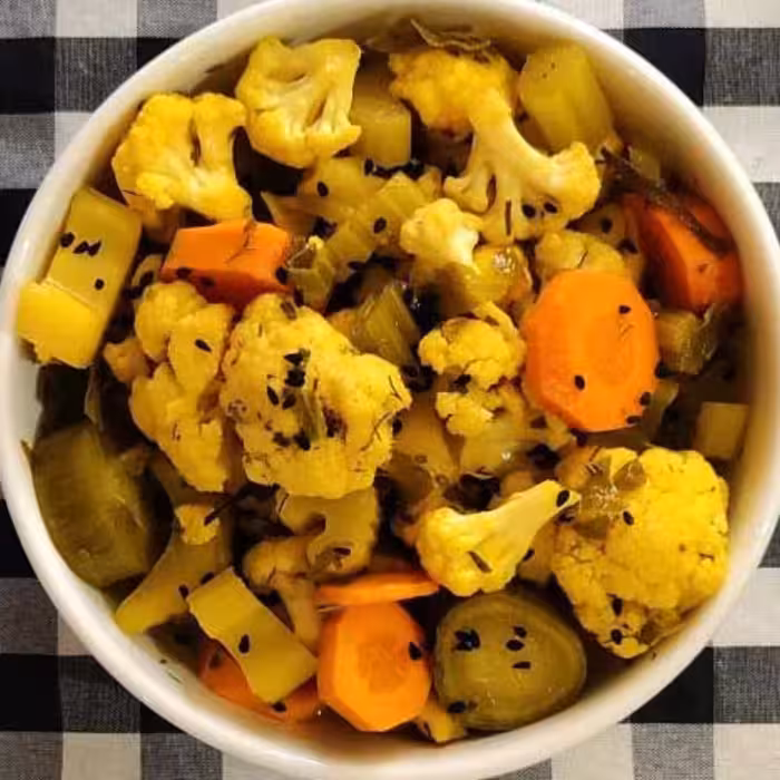 ترشی مخلوط خانگی1500گرمی