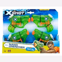 تفنگ 4تایی NANO DRENCHER  X-SHOT