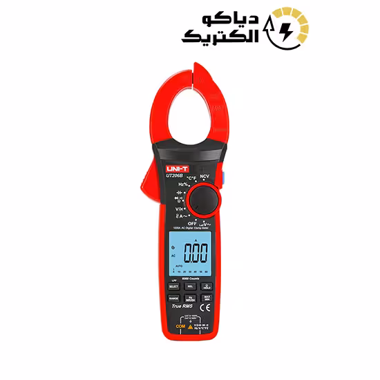 آمپرمتر کلمپی 1000 آمپر AC و دما یونیتی UNI-T UT206B