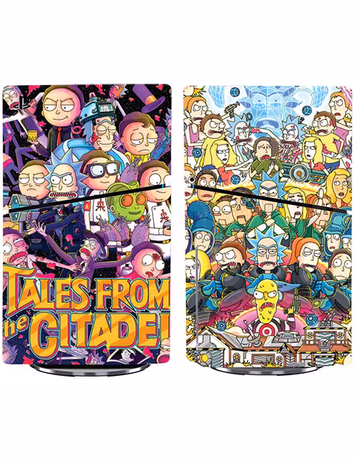 اسکین پی اس 5 اسلیم استاندارد برند گیم‌آور طرح ریک و مورتی کد C