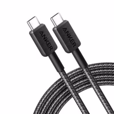 کابل تبدیل USB-C به USB-C انکر مدل Anker310 A81D6 طول 1.8 متر