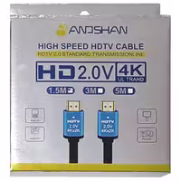 کابل 1.5 متری HDMI 4K آنوشان Anoshan پک کارتنی