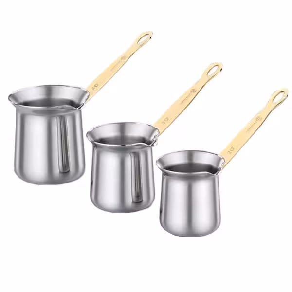 قهوه جوش کرکماز مدل Goldia A1234 مجموعه 3 عددی