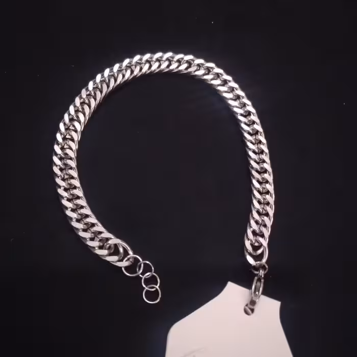 دستبند کارتیر  استیل رنگ ثابت سایز 1.8 مردانه و زنانه