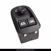 کلید شیشه بالابر اتو پژو 206 تیپ 5 جدید تک سوکت برند هیرکان