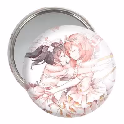 آینه جیبی خندالو مدل ماکی و نیکو انیمه لاو لایو Love Live کد 18264