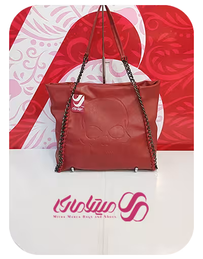 کد 624 کیف دوشی زنانه طرح اسکلت