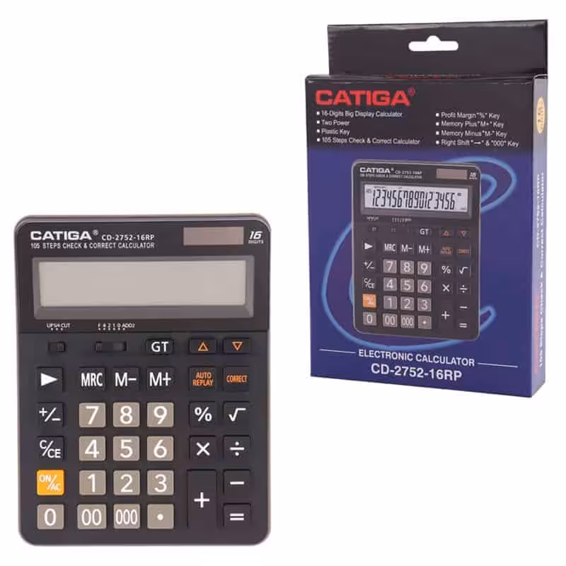 ماشین حساب کاتیگا Catiga CD-2752-16RP