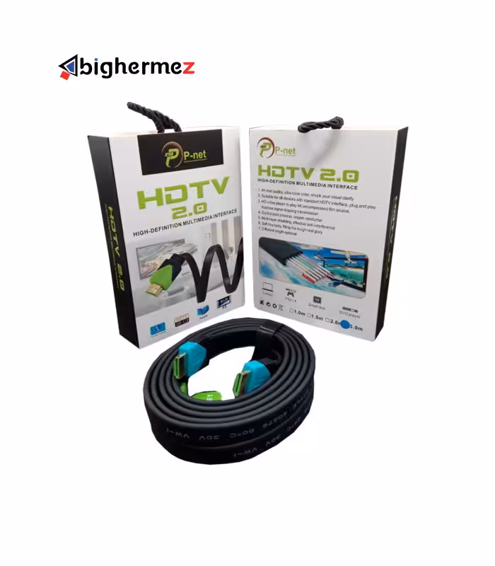 کابل تصویر HDMI فلت پی نت ورژن 20 به طول 10 متر