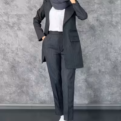 کت شلوار اداری تک دکمه