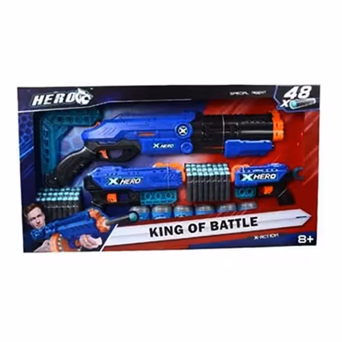 ست دوتایی تفنگ هیرو X-HERO King Of Buttle BT6032