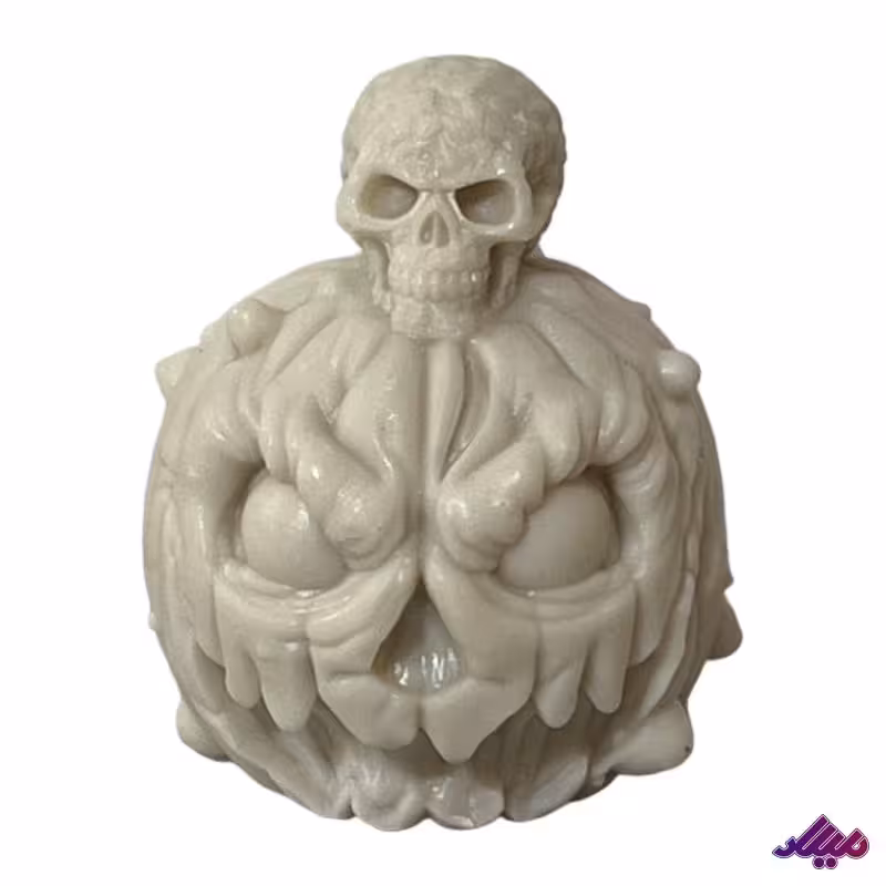 قالب سیلیکونی کدو اسکلت ارتفاع 6 قطر 5 سانت