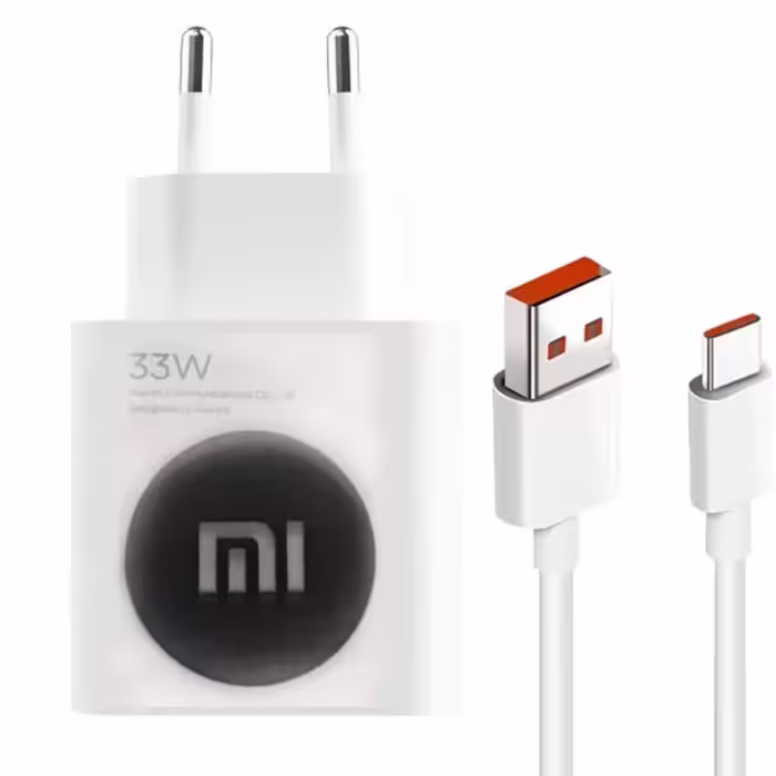 آداپتور شارژر شیائومی مدل 33w به همراه کابل USB-C