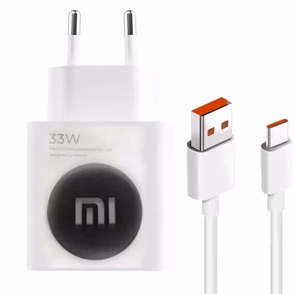 آداپتور شارژر شیائومی مدل 33w به همراه کابل USB-C