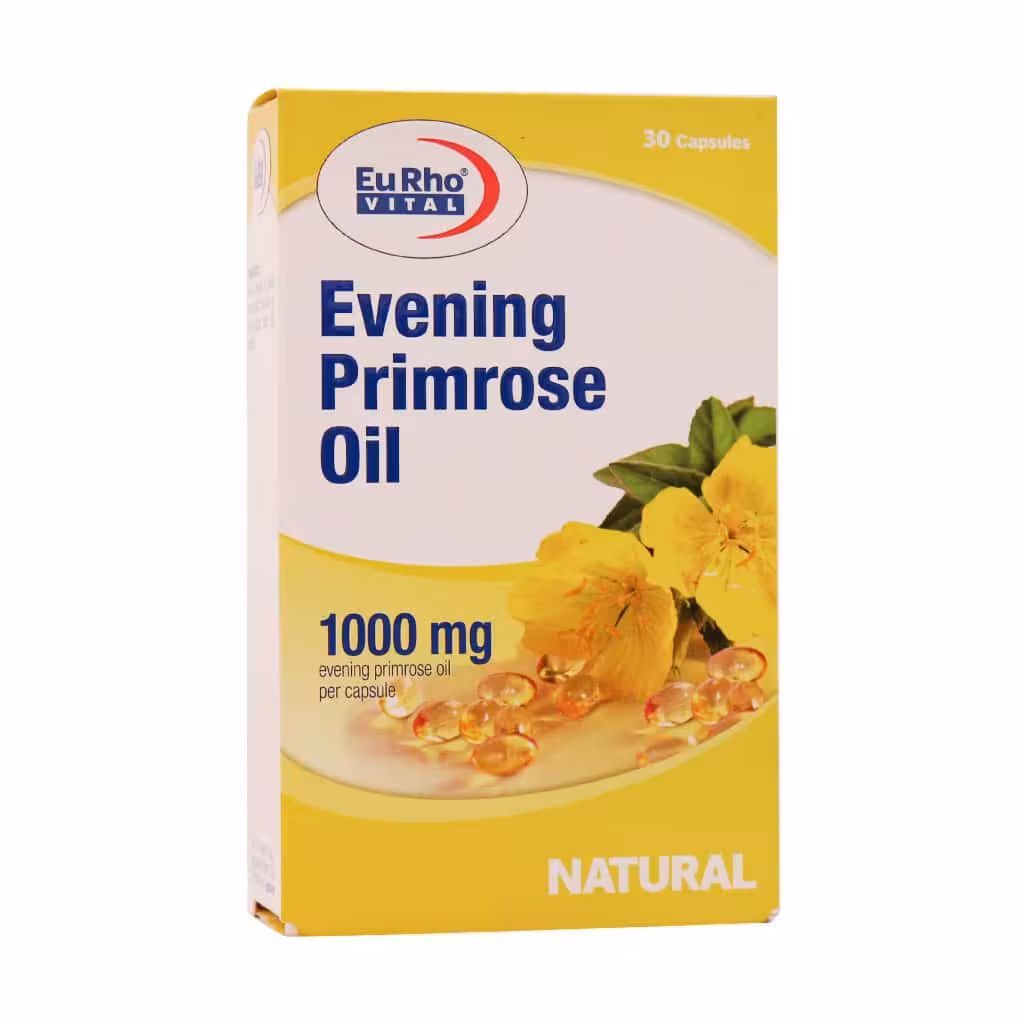 کپسول ایوینینگ پرایم رز اویل یوروویتال 30 عدد روغن گل مغربی