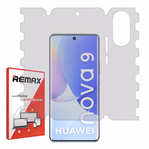 گلس هوآوی nova 9 مدل نانو هیدروژل شفاف برند ریمکس کد L