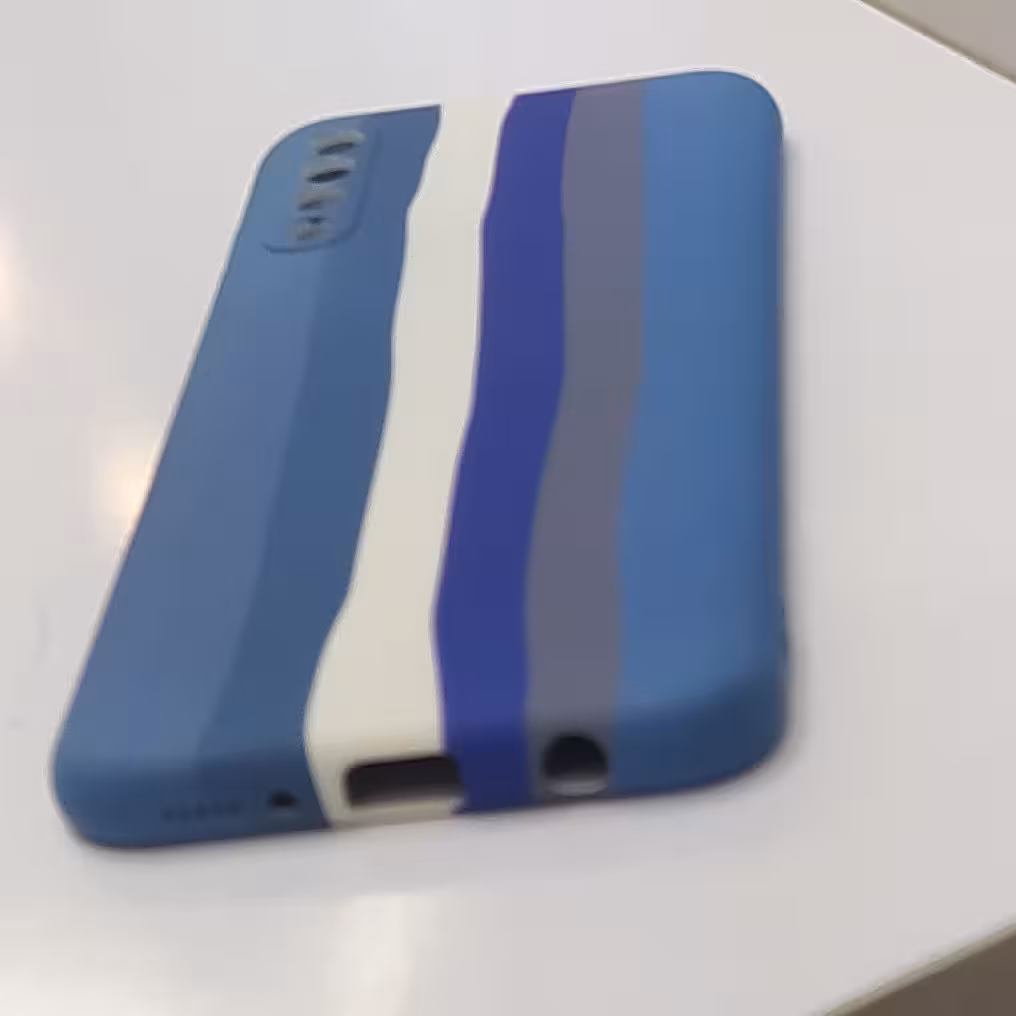 کاورگوشی سامسونگ  A50 .  A50s  .  A30s  جنس کاور سیلیکونی رنگین کمانی 